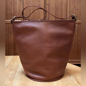 Like New Coach Limited Re-Edition Bucket Duffle Feed Sac Weekender Carryall 9085